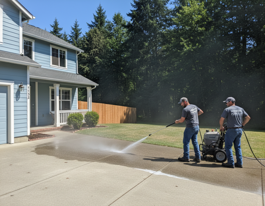 Pressure Washing Roof Cleaning in Medford OR