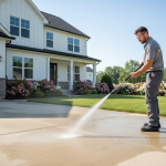 Pressure Washing Lewis Center for Sidewalk Gum Removal