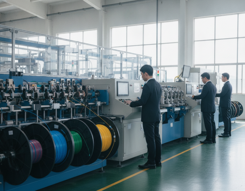 FTTH Cable Production Line: Flat vs. Round Drop Cables