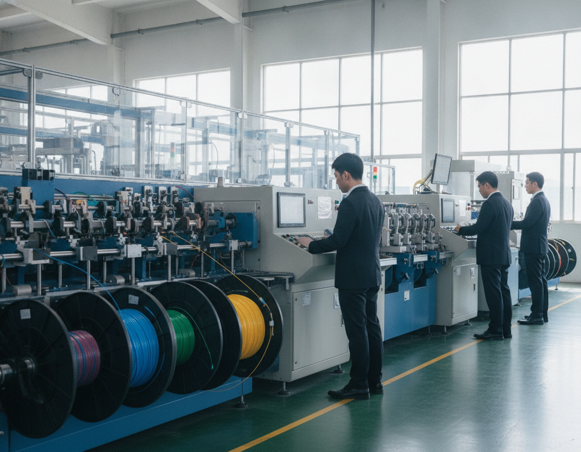 FTTH Cable Production Line: Flat vs. Round Drop Cables