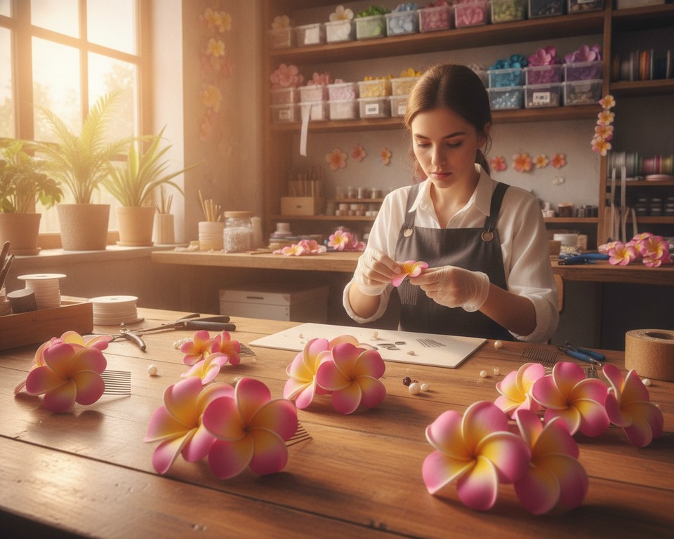The Evolution of Floral Hair Accessories: From Resin to Gradient Plumeria Flower Hair Designs